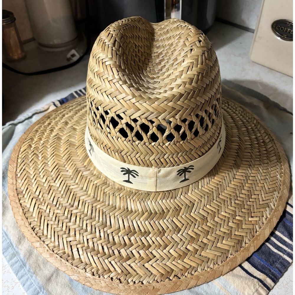 Goldcoast Straw hat Sun gear Hat Band With Palm Trees
